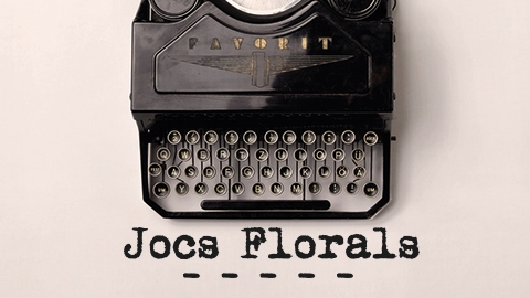 Cartell promocional dels Jocs Florals de l'Autònoma