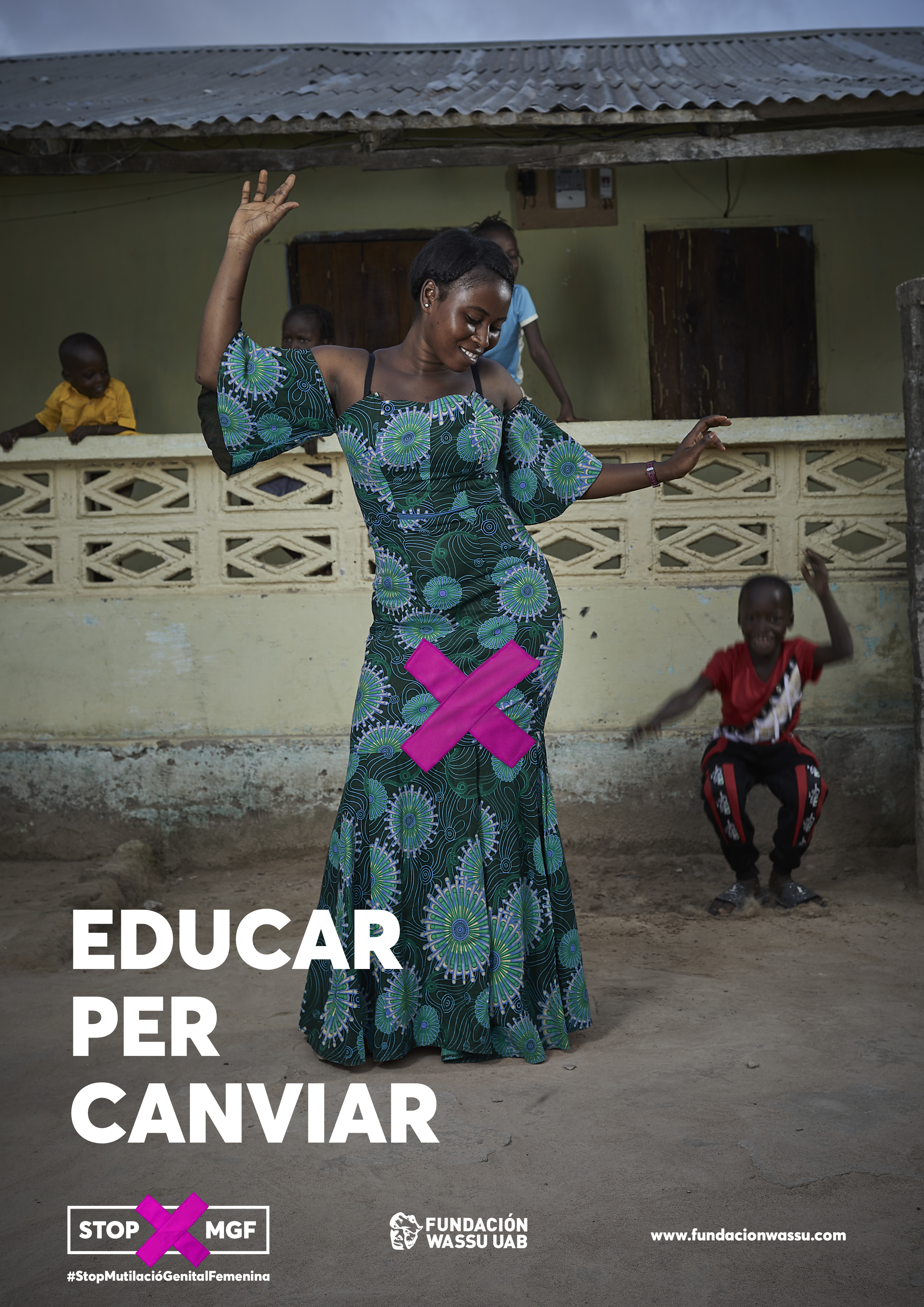 Imatge de la campanya "Educar per canviar"
