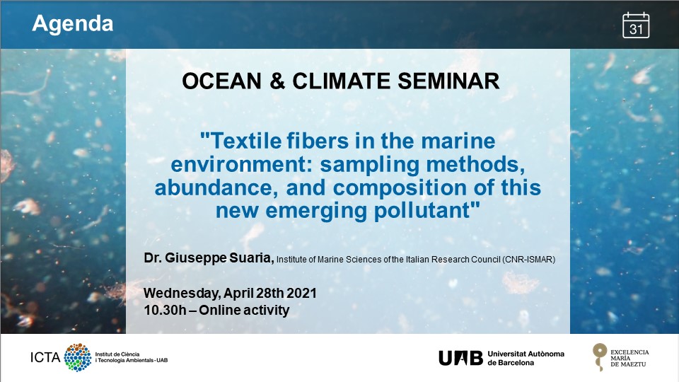 Textile fibers oceans ICTA-UAB