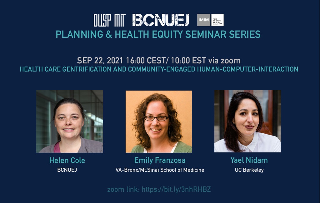 Seminar ICTA-UAB planning and Health Equity