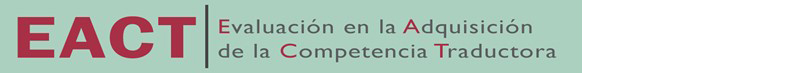 Logo del proyecto EACT (evaluación de a adquisición de la competencia traductora)