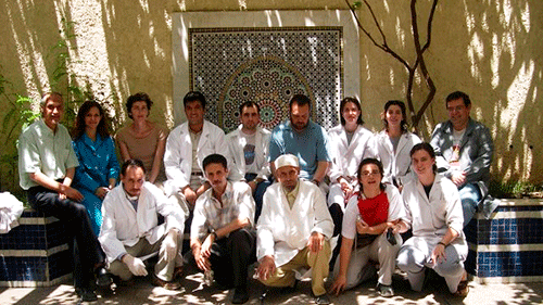 Participants al projecte de voluntariat de la Comuna de Fes (imatge d'AsF)