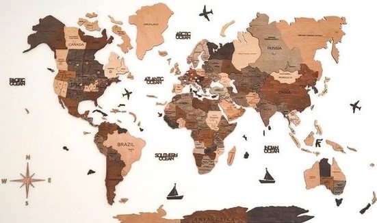 Mapa Mundi Jornada Argó Geografia