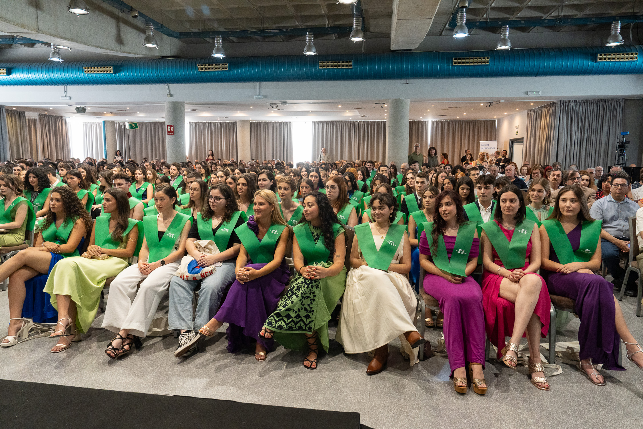 Alumnes graduats de la Facultat de Biociències