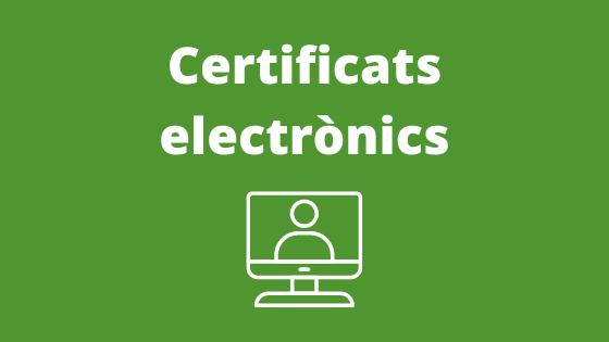Certificats electrònics